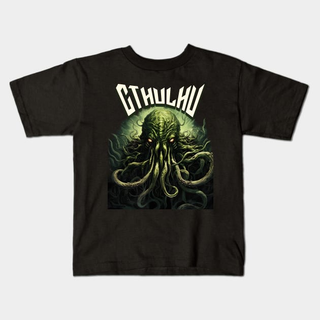 Cthulhu Kids T-Shirt by SygartCafe